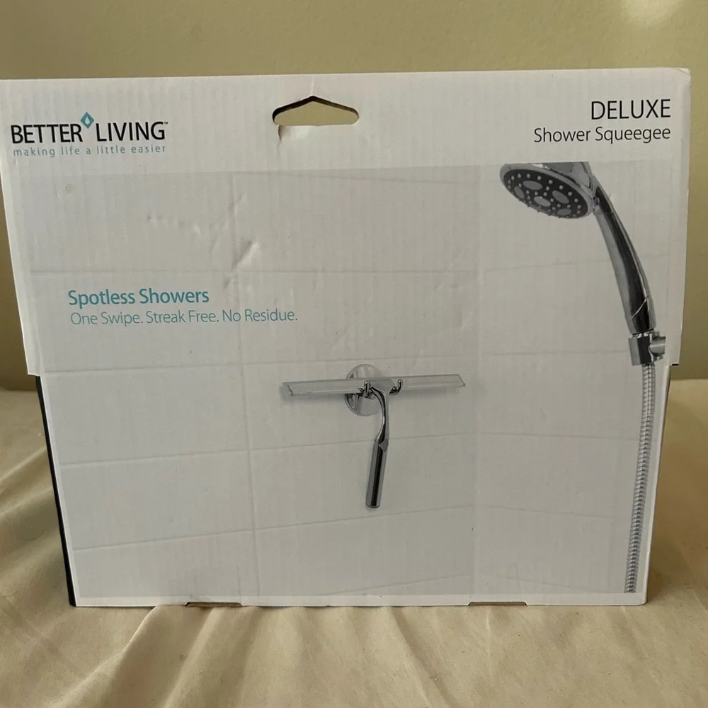 Better Living - Deluxe Silver Shower Squeegee
